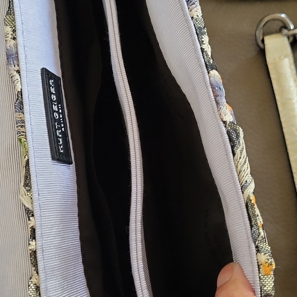 Kurt Geiger kensington embroidered sequin handbag with chain strap - Picture 9 of 13